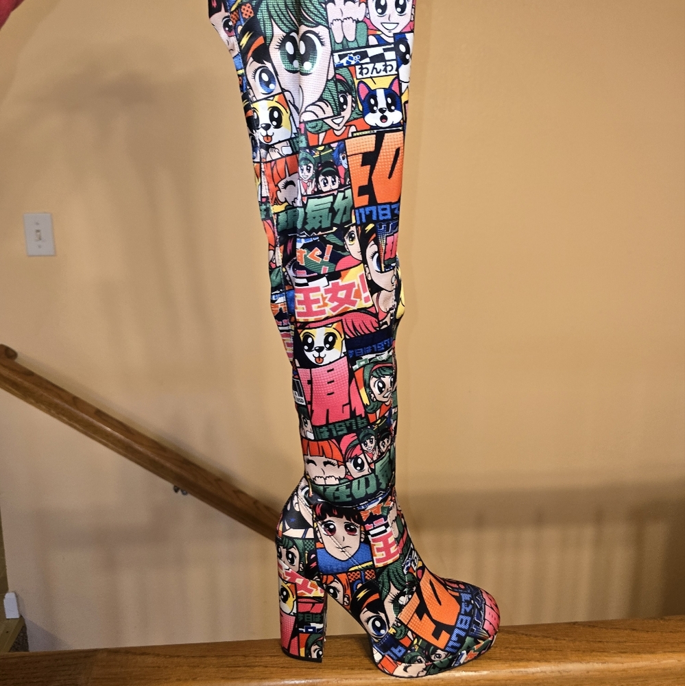 Current mood DEAD STOCK - Anime Thigh High Boots 7m PRESTINE CONDITION.